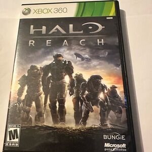 Xbox 360 Halo Reach CIB black case